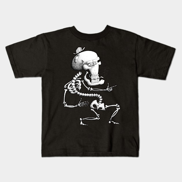 Skeleton Kids T-Shirt by Grody Ghost: Banned Items